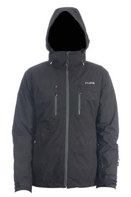 Pure Purist Shell Mens Plus Size Jacket Black XL 9XL