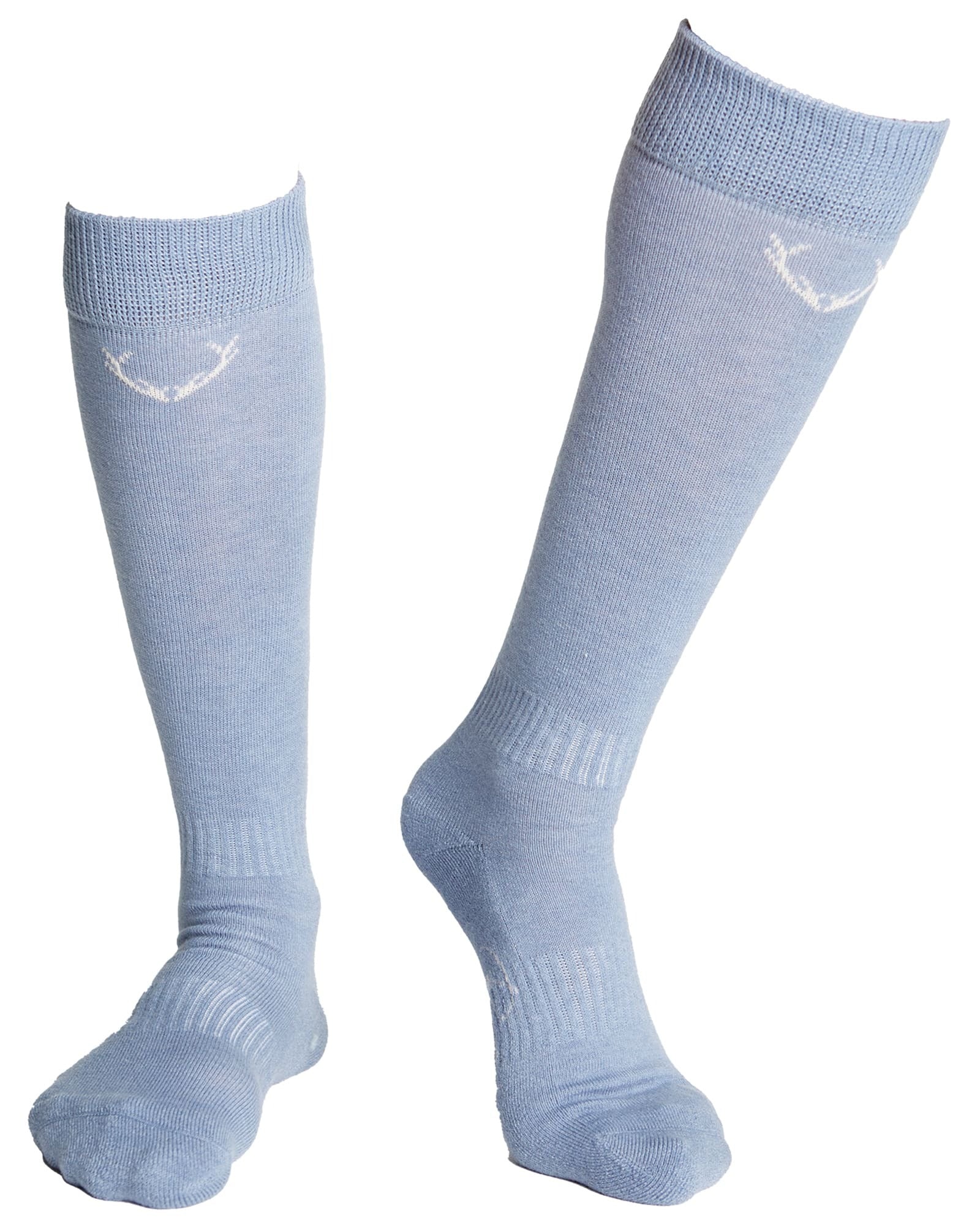 Rojo Thin Lizzy Merino Wool Ski Socks Arctic Blue Size 2-8