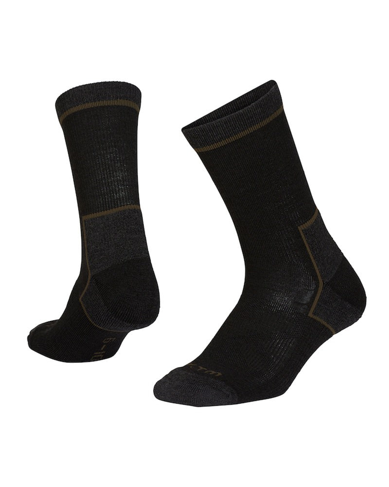 XTM Venture Merino Wool-Blend Socks Black Sizes 2-14