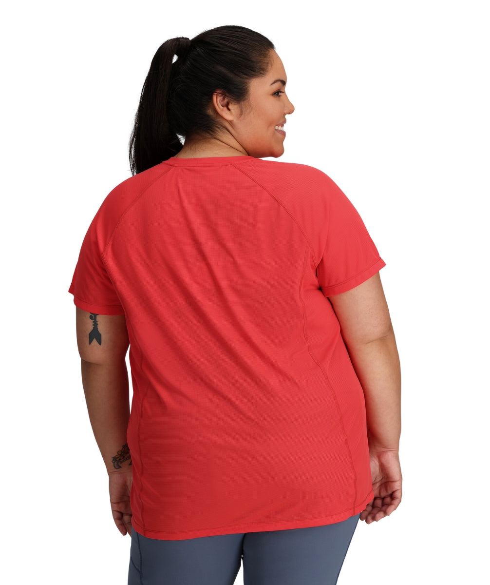 Outdoor Research Echo Womens Plus Size T-Shirt Rhubarb Size 4X