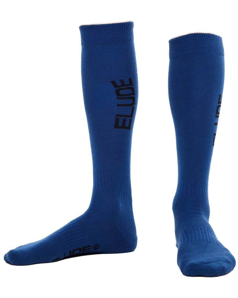 Elude Fire Merino Wool Ski Socks Blue Sizes 4 - 8