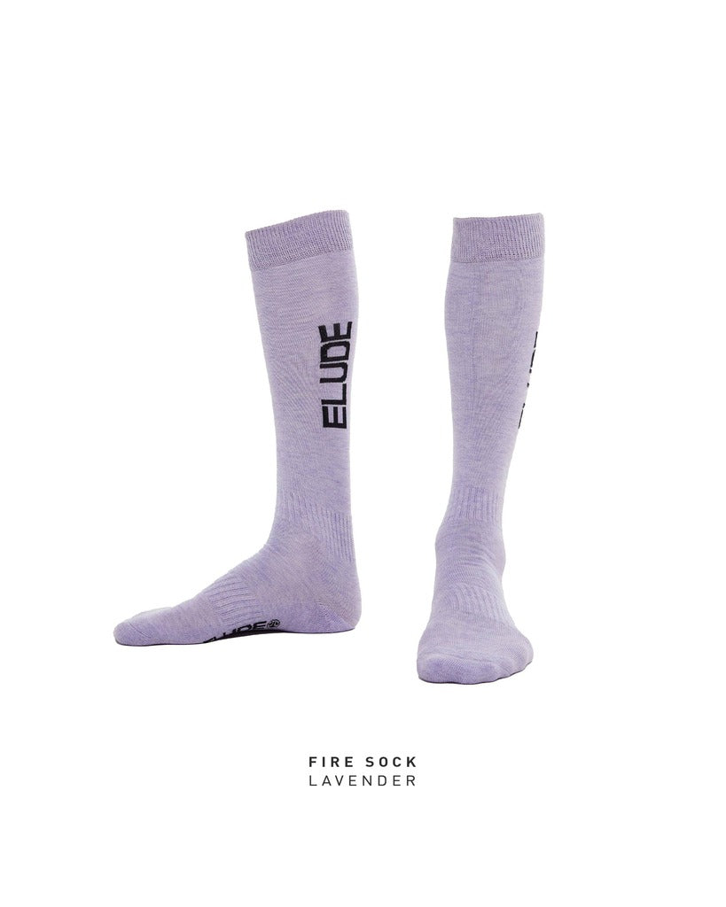 Elude Fire Merino Wool Ski Socks 3 Pack Sizes 7 - 14