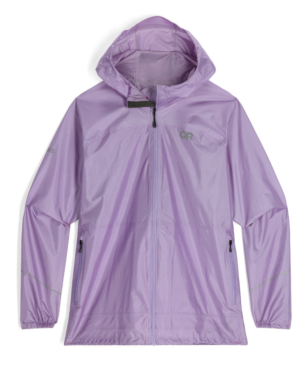 Outdoor Research Helium Women's Plus Size Rain Jacket Lavender sizes 2X - 4X